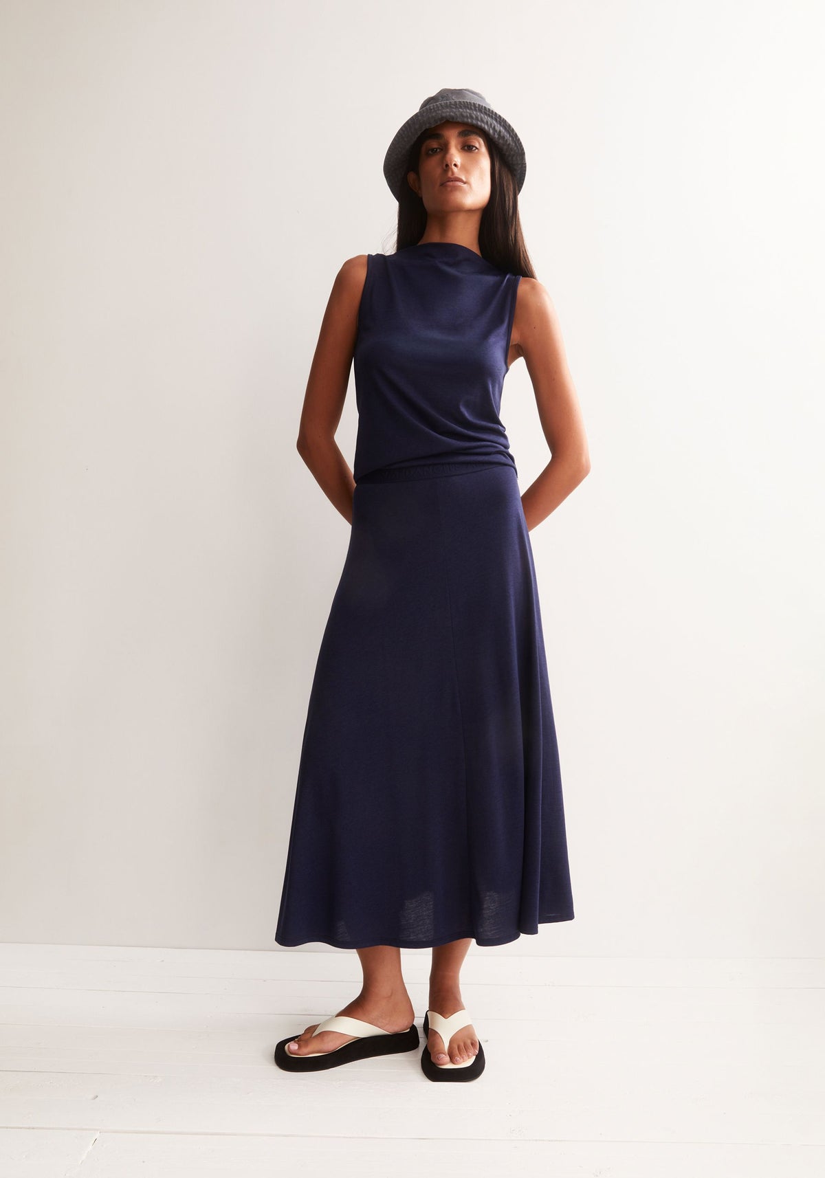 Top LAMINIAA - Tinted Navy