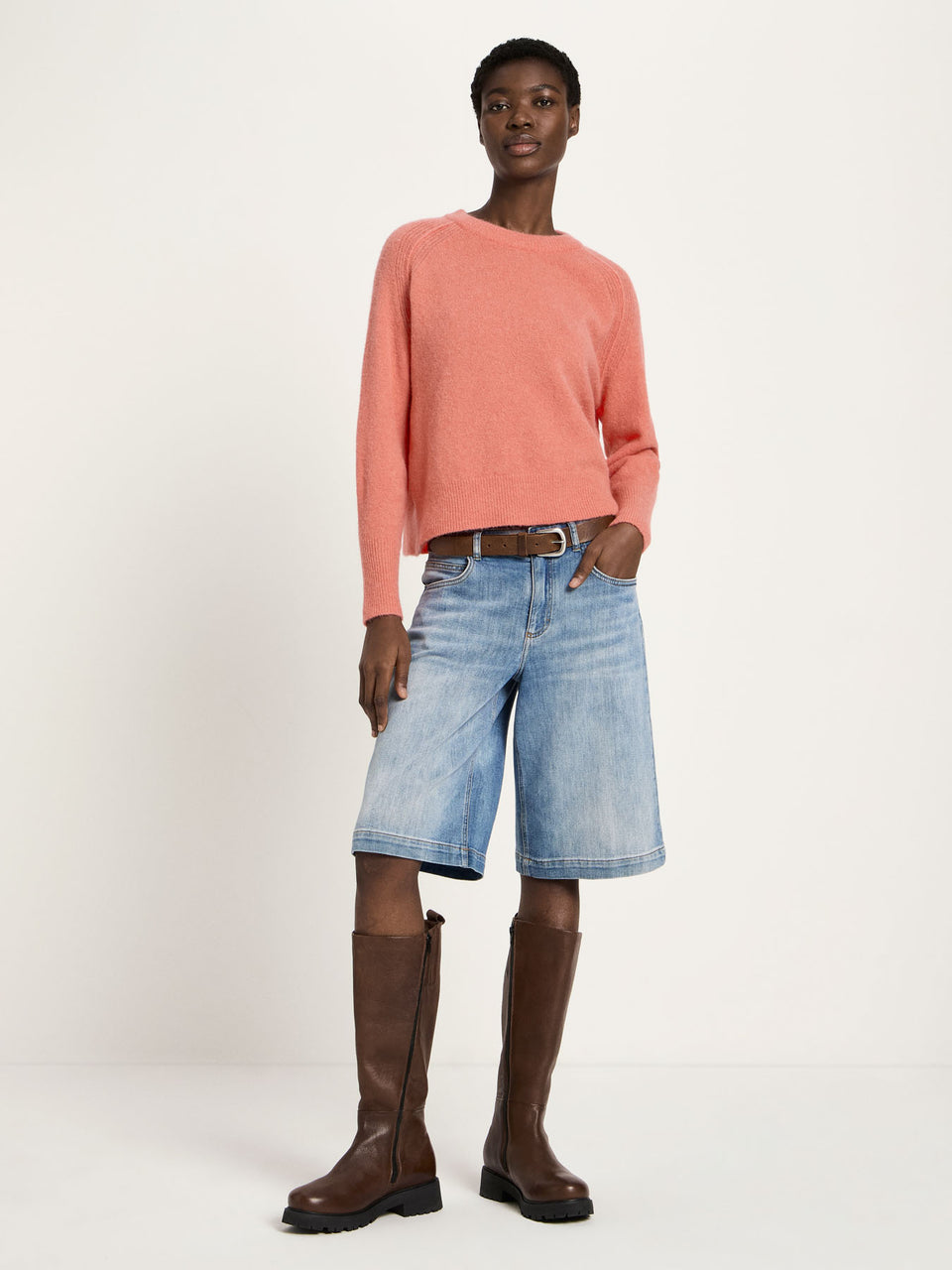 RAGLANPULLOVER - aus Alpakawolle und Schurwolle - diverse Farben