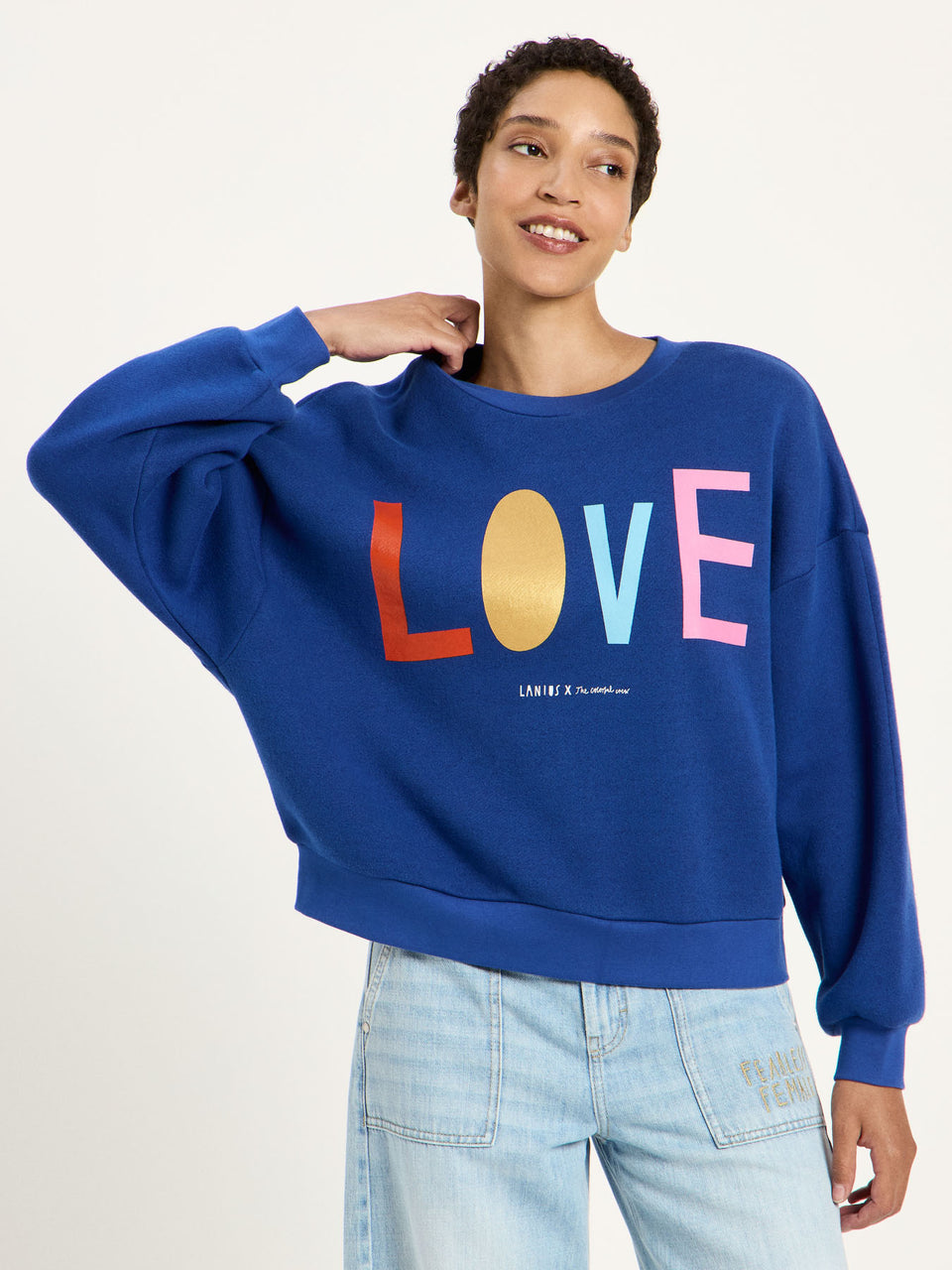 Statementsweatshirt (GOTS) - LOVE, versch. Farben - {LANIUSxTCC} (Kopie)