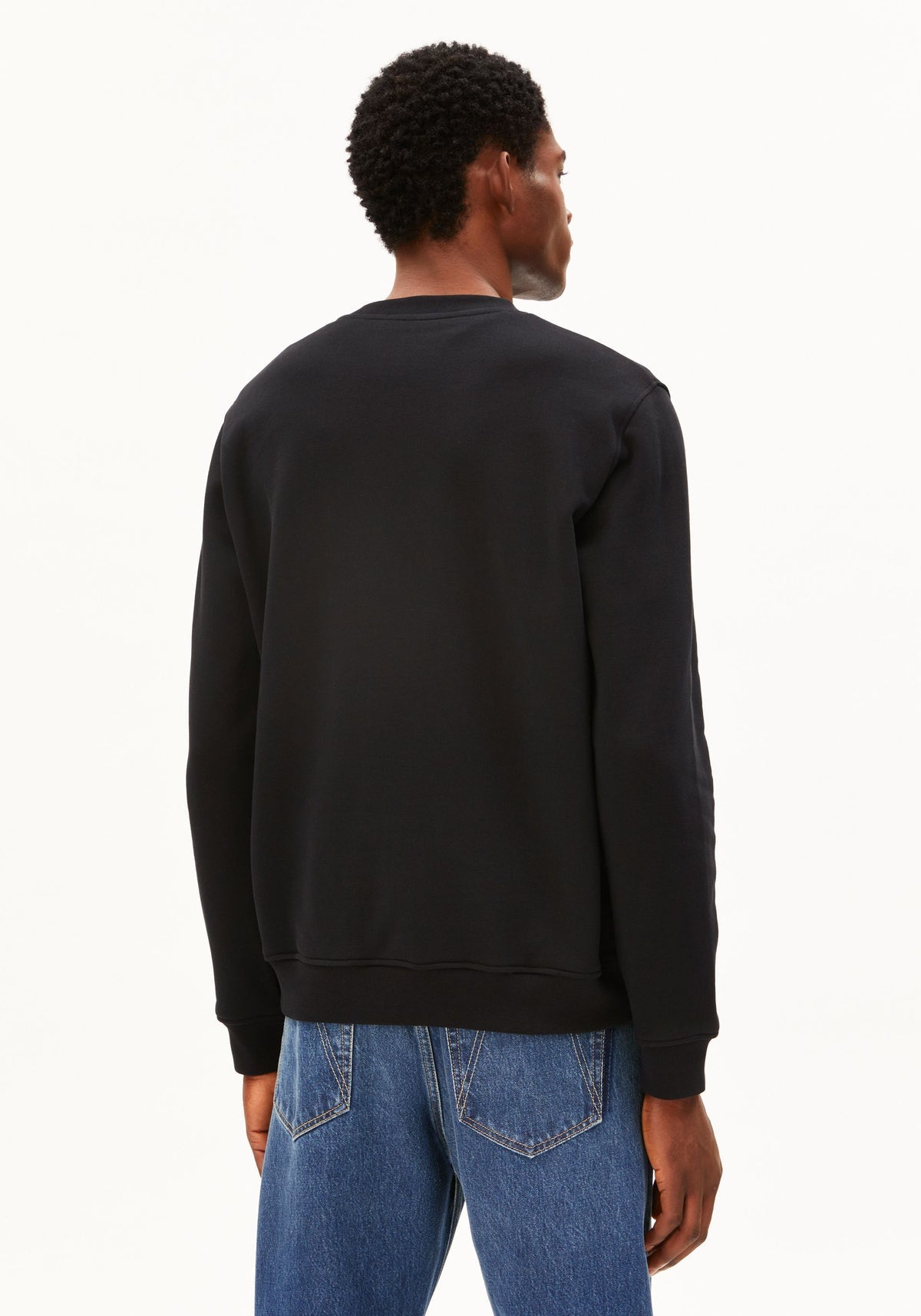 BAUMWOLL-FLEECE-Sweatshirt LOGO - diverse Farben