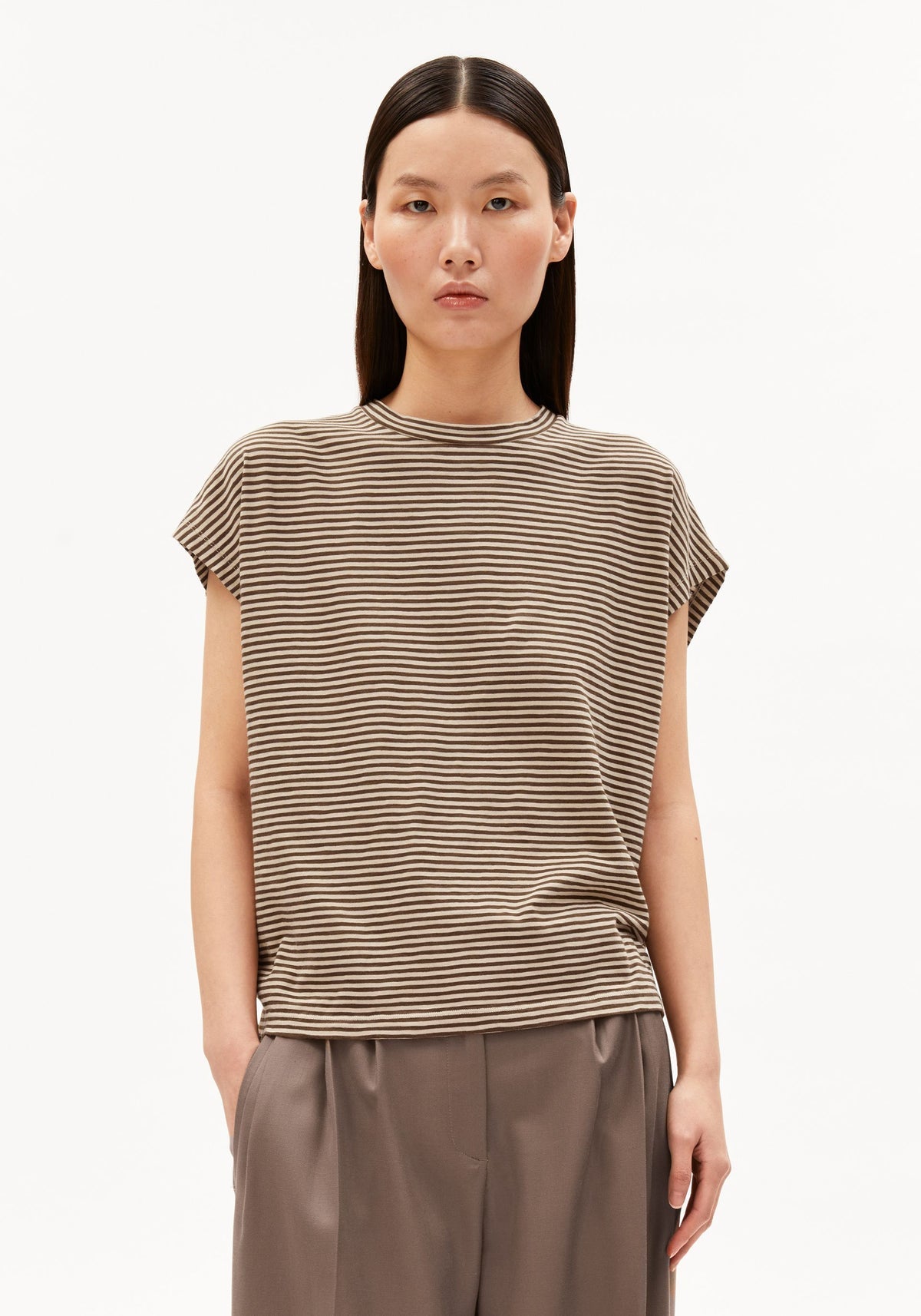 T-Shirt SLUB JERSEY STRIPE - diverse Farbstellungen