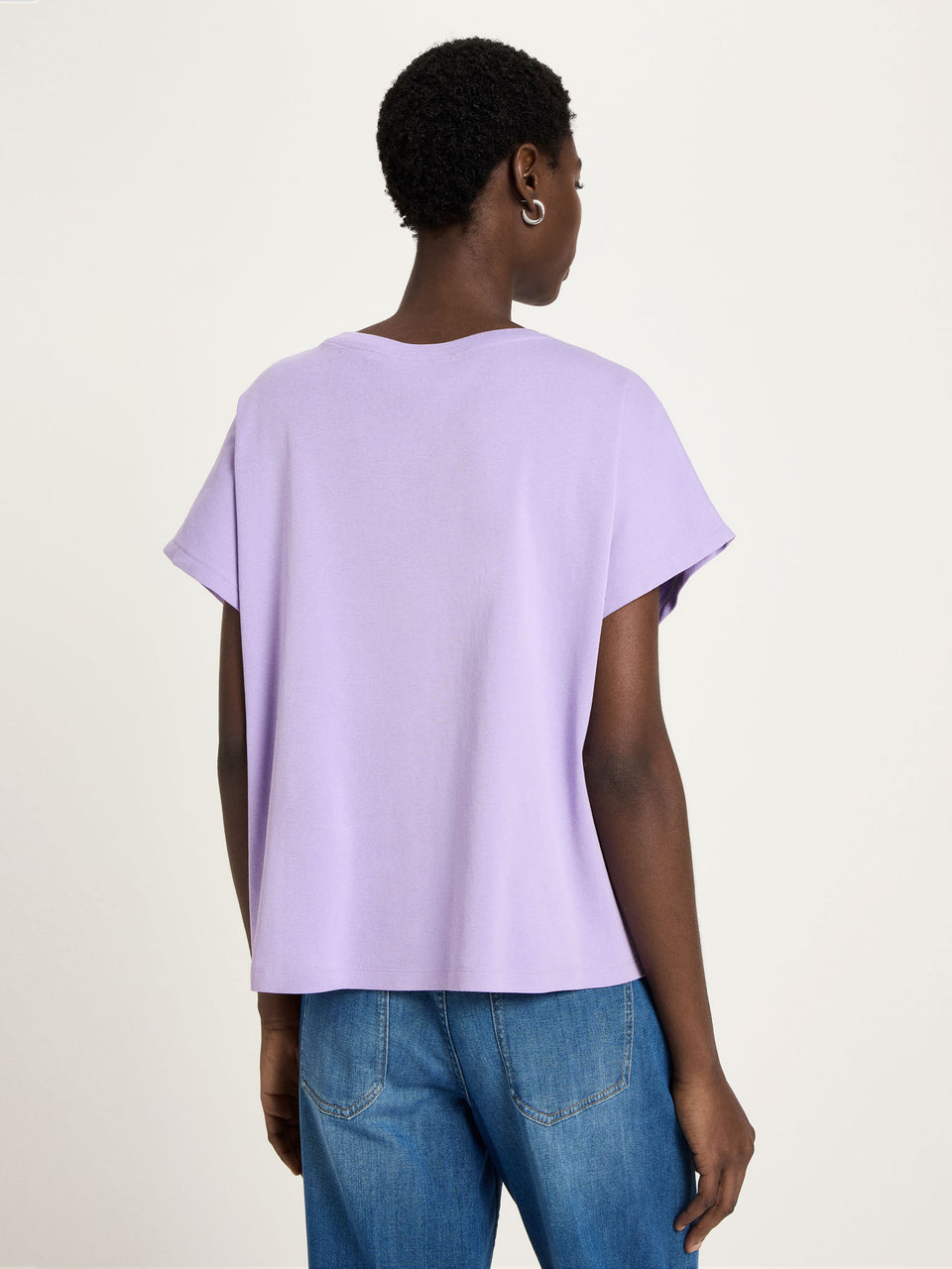SHIRT (GOTS) mit überschrittener Schulter - verschiedene Farben