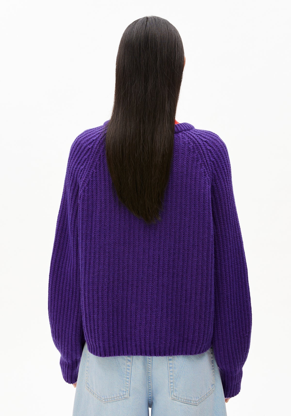 Strickjacke SELMAA - indigo lilac