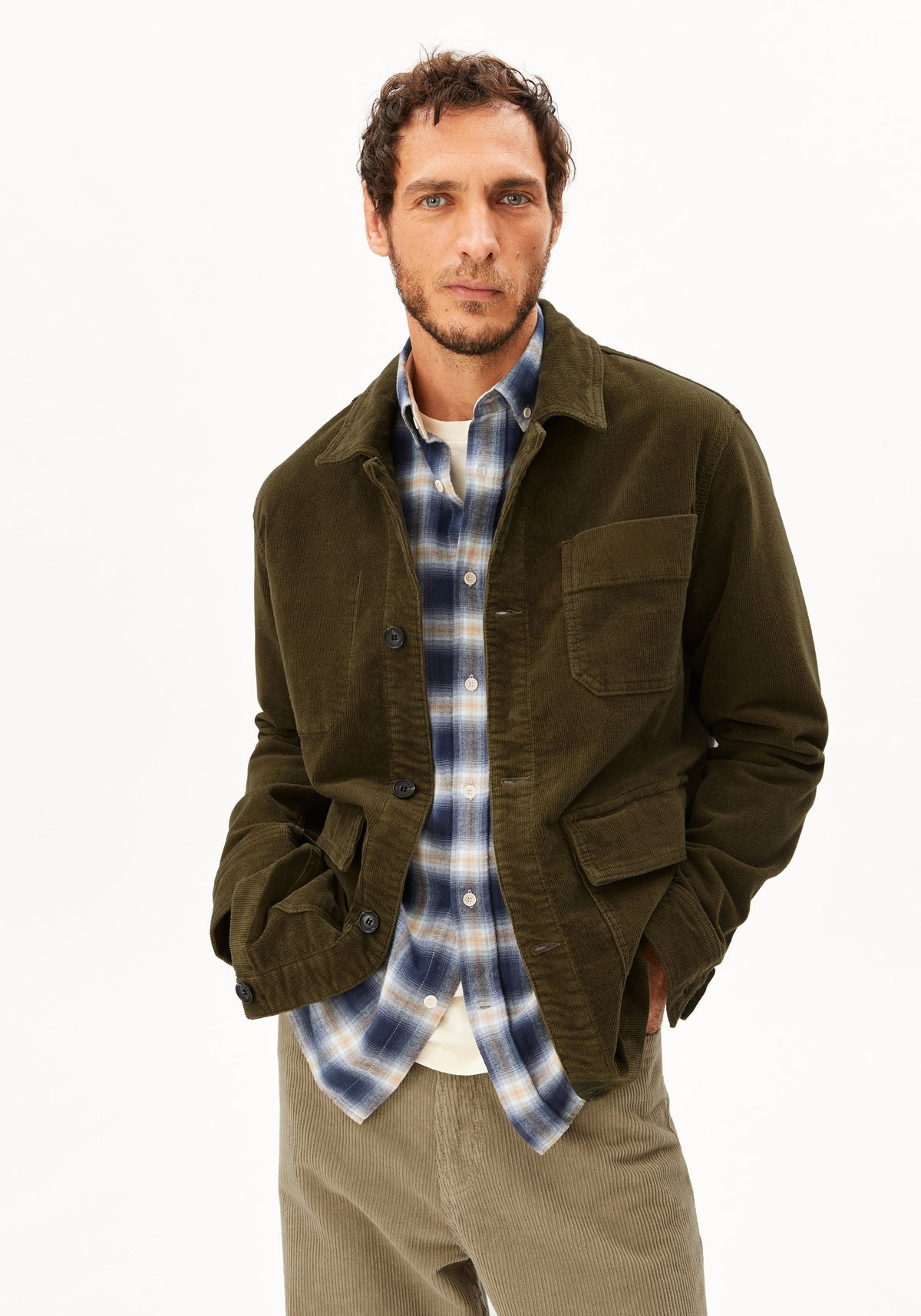 CORD-BLAZER Bio-Baumwoll-Mix