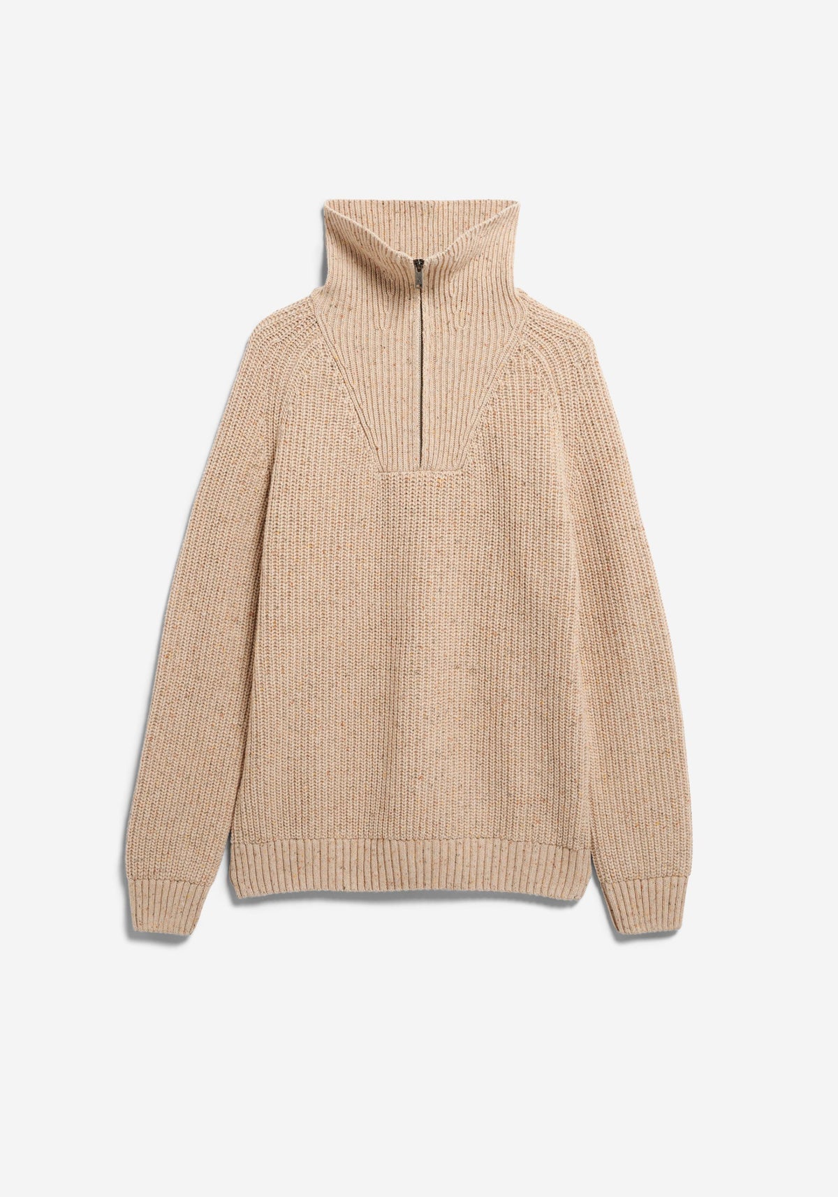 TWEED KNIT TROYER - sandstone tweed