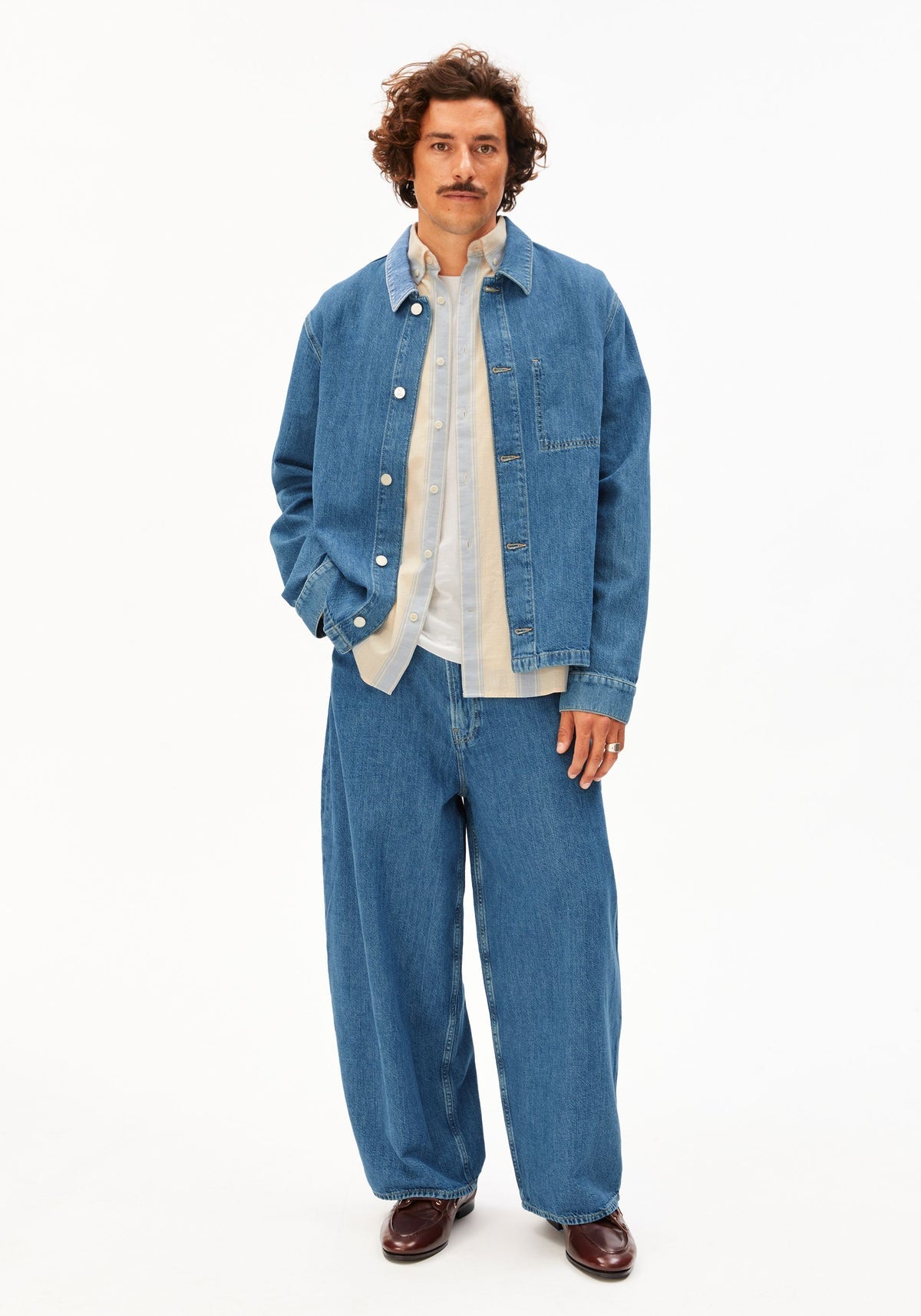 Jeansjacke LINEN BLEND LEINEN-MIX