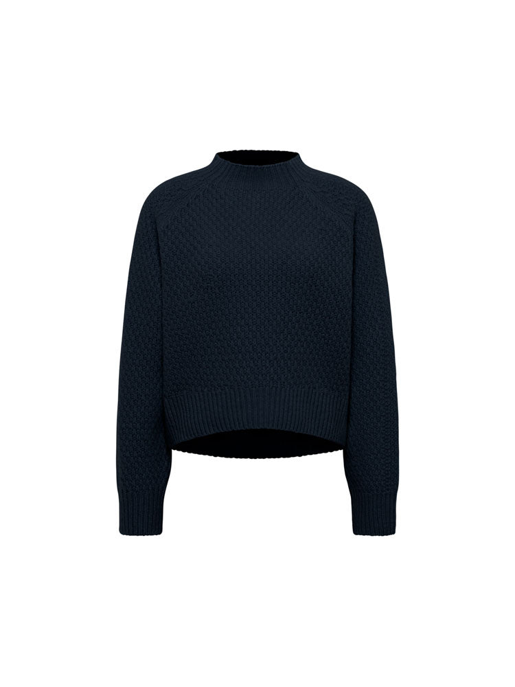 STRUKTURPULLOVER - aus Merinowolle und Kaschmir - diverse Farben