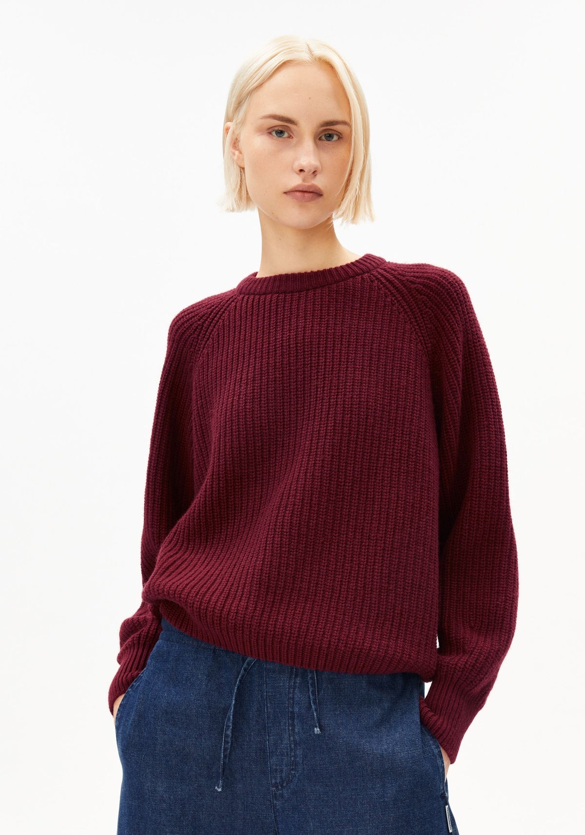 Rippstrickpullover KAAGI - verschiedene Farben