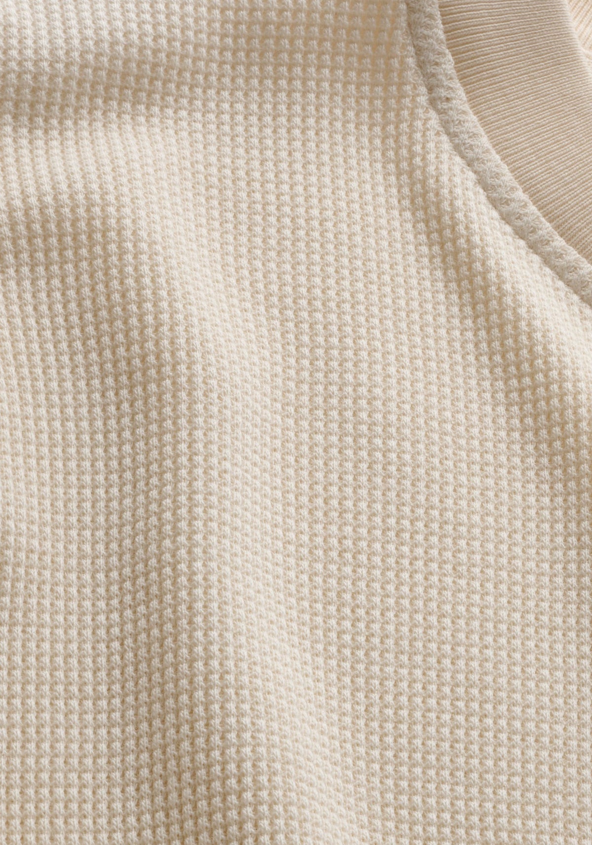 T-Shirt MAARKOS WAFFLE - pure