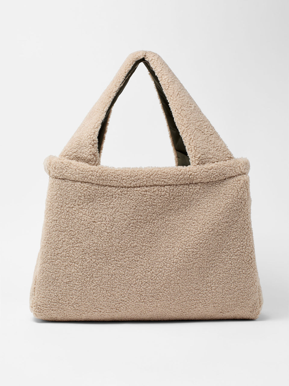 Wende Tasche (GRS) mit Teddy aus recyceltem Polyester