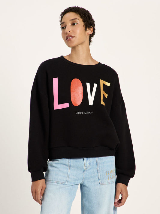 Statementsweatshirt (GOTS) - LOVE, versch. Farben - {LANIUSxTCC} (Kopie)