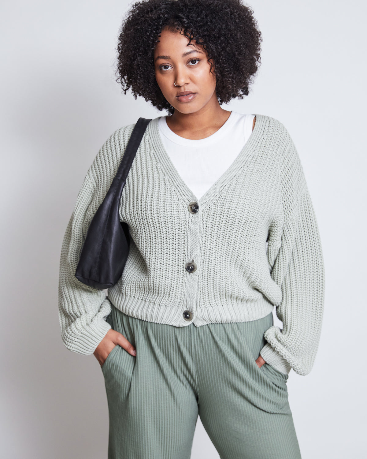 CHUNKY CARDIGAN LENA (GOTS) - verschiedene Farben