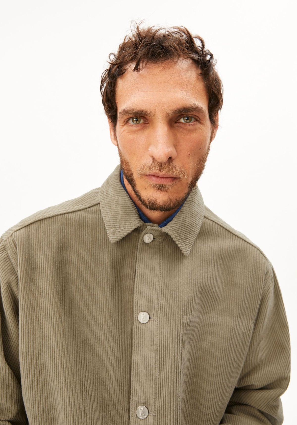 RELAXED CORDJACKE Bio-Baumwolle