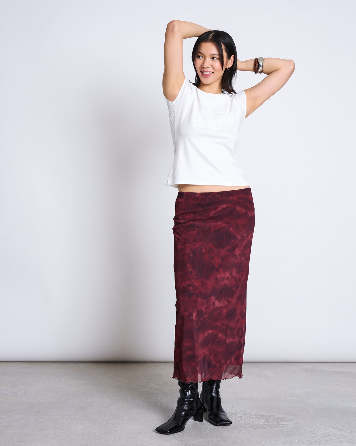 MESH MAXI SKIRT SMUK - verschiedene Designs