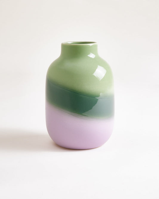 Vase Nuno M grün dunkelgrün lila