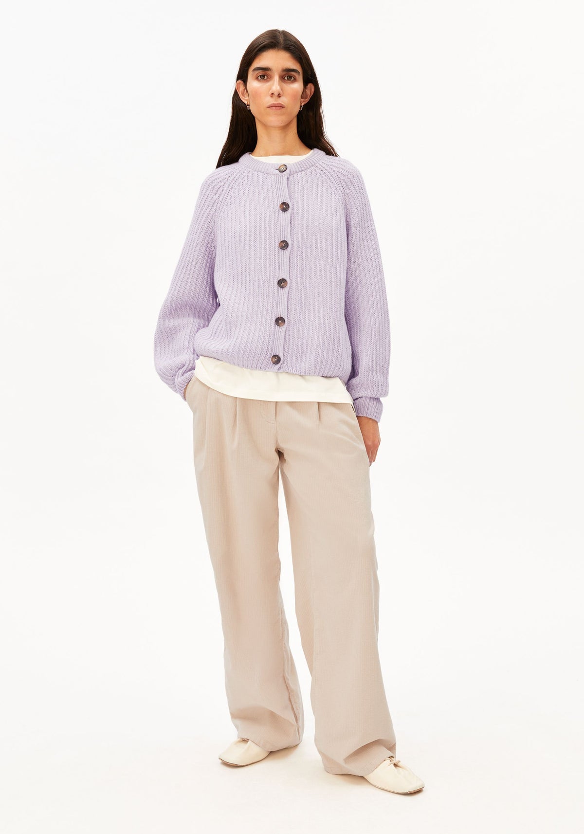 Rippstrick-Cardigan SELMAA - verschiedene Farben