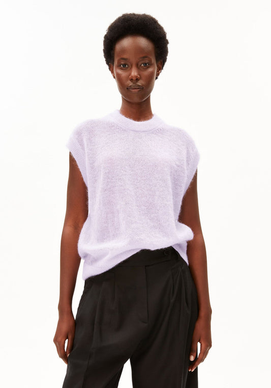 Pullunder MOHAIR BLEND KNIT VEST - Moonlit Lilac