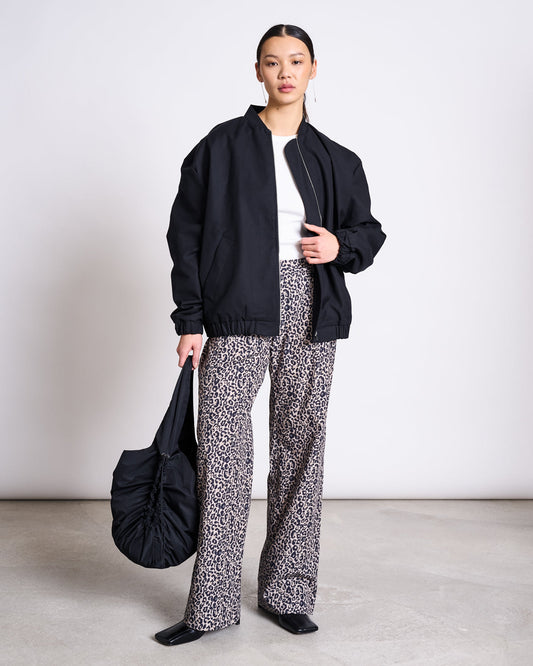 OVERSIZED BLOUSON TANARO - black