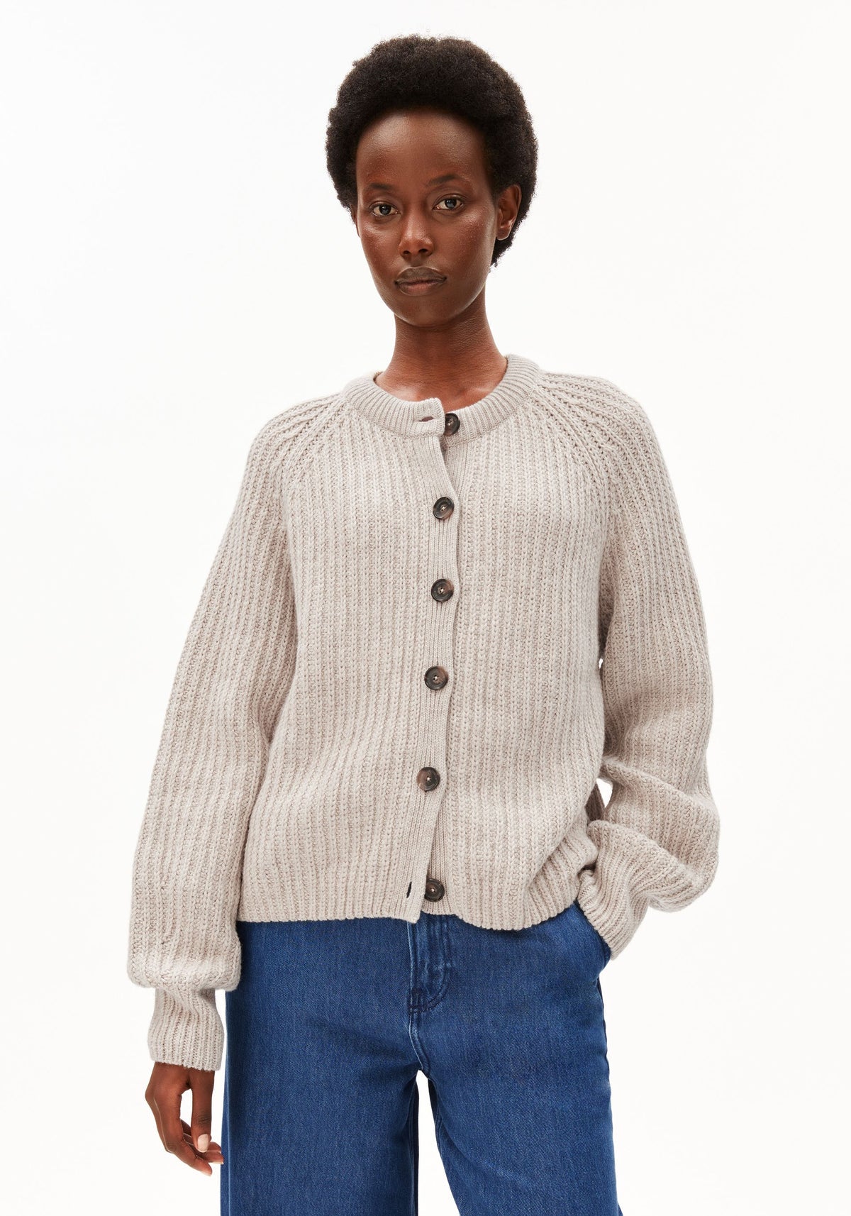 Rippstrick-Cardigan SELMAA - verschiedene Farben