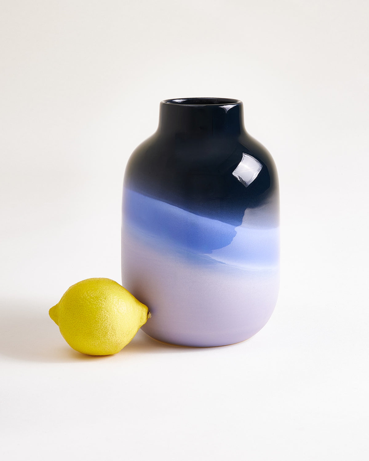Vase Nuno M dunkelblau blau