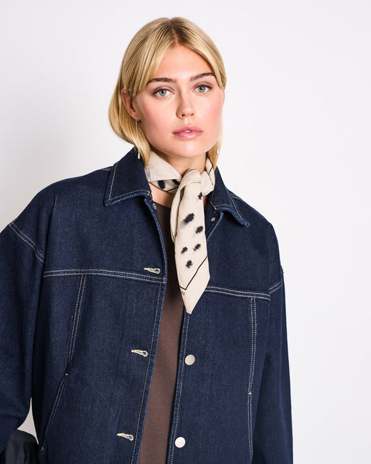 PRINTED COTTON SCARF VAD - verschiedene Farben