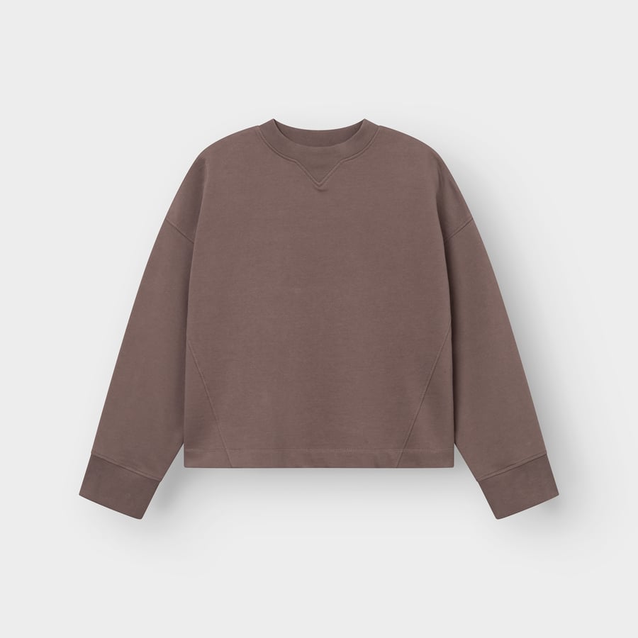 Sweatshirt Gia - Sparrow Brown