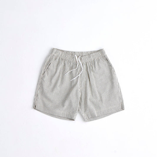 Hose Rishi Shorts - Green/White Seersucker