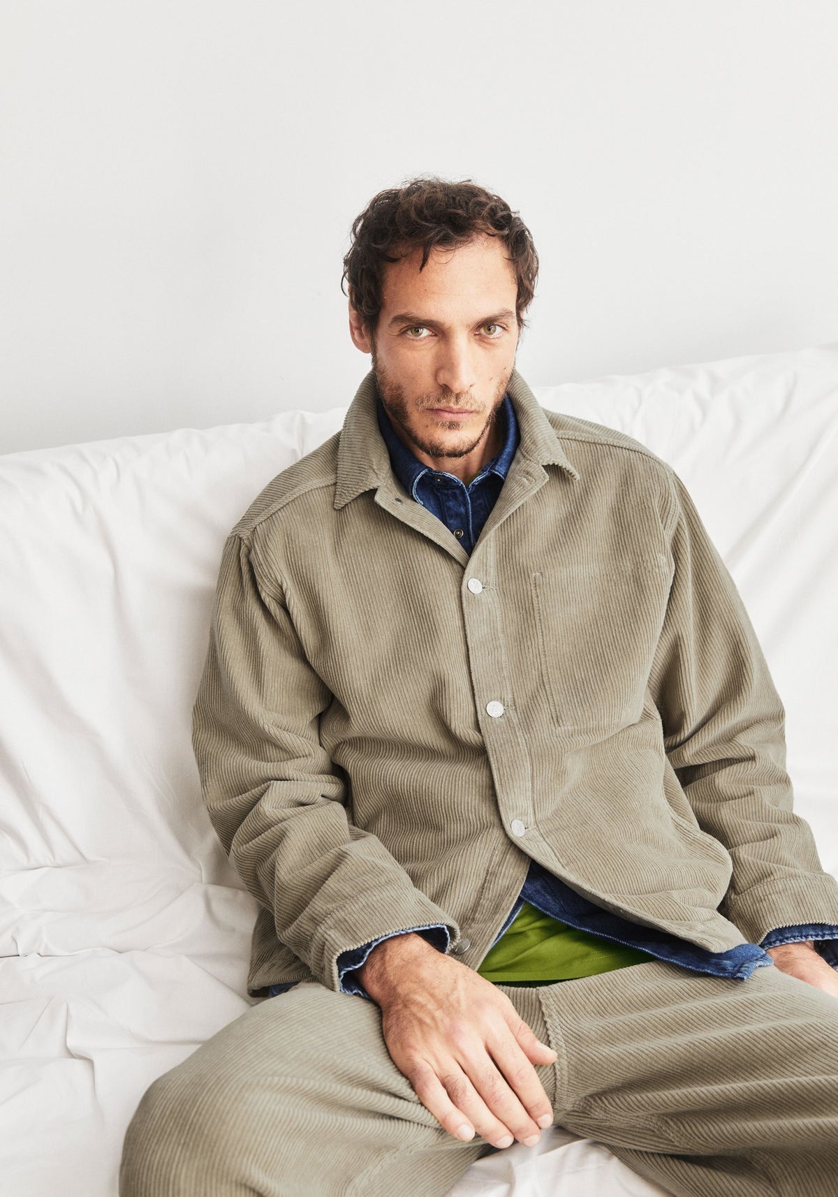 RELAXED CORDJACKE Bio-Baumwolle