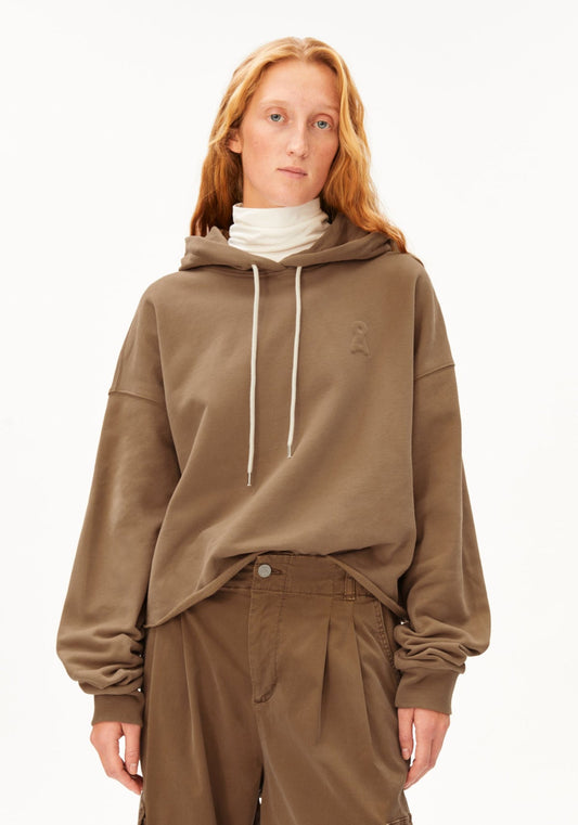 Sweathoodie ICONIC Å mit Rohkante - amberwood