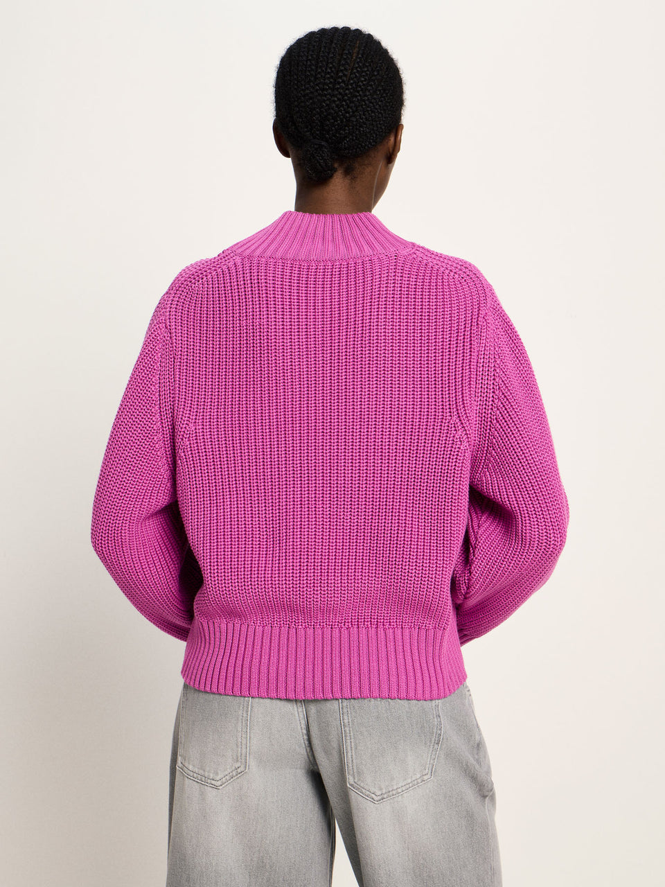 GROBSTRICKPULLOVER (GOTS) aus Bio-Baumwolle - diverse Farben