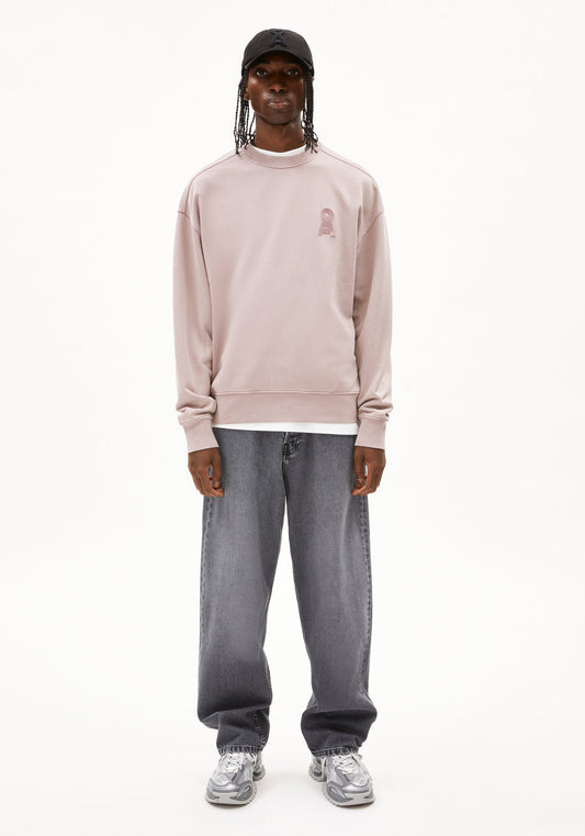 Sweatshirt ICONIC Å KIRAAN GMT DYE - light grape washed