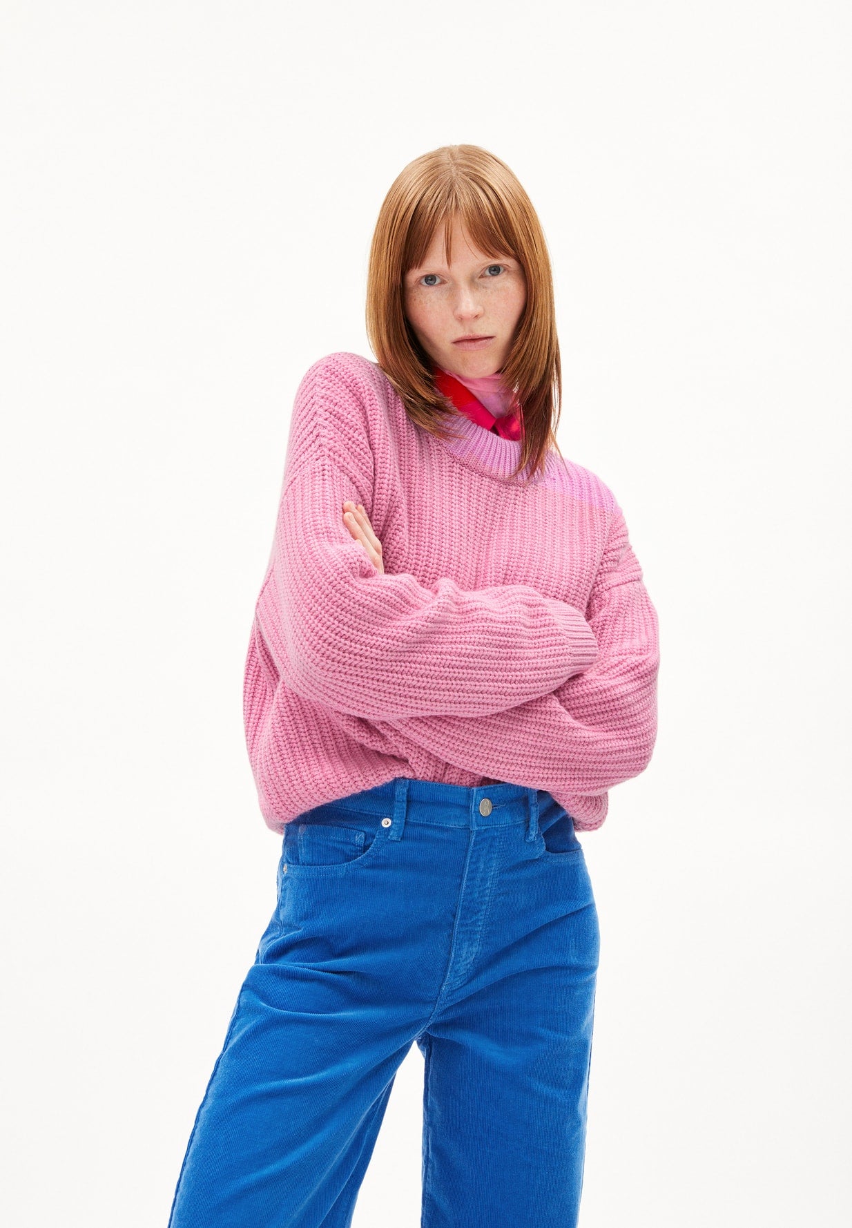 Pullover MIYAAR SOLID - pink me up