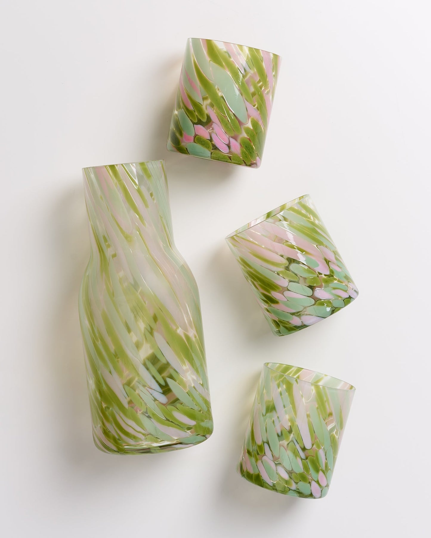 JOIA Glaskaraffe - verschiedene Farbstellungen