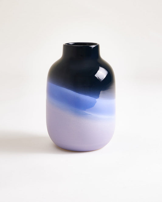 Vase Nuno M dunkelblau blau