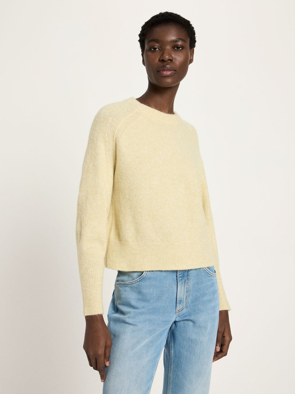 RAGLANPULLOVER - aus Alpakawolle und Schurwolle - diverse Farben