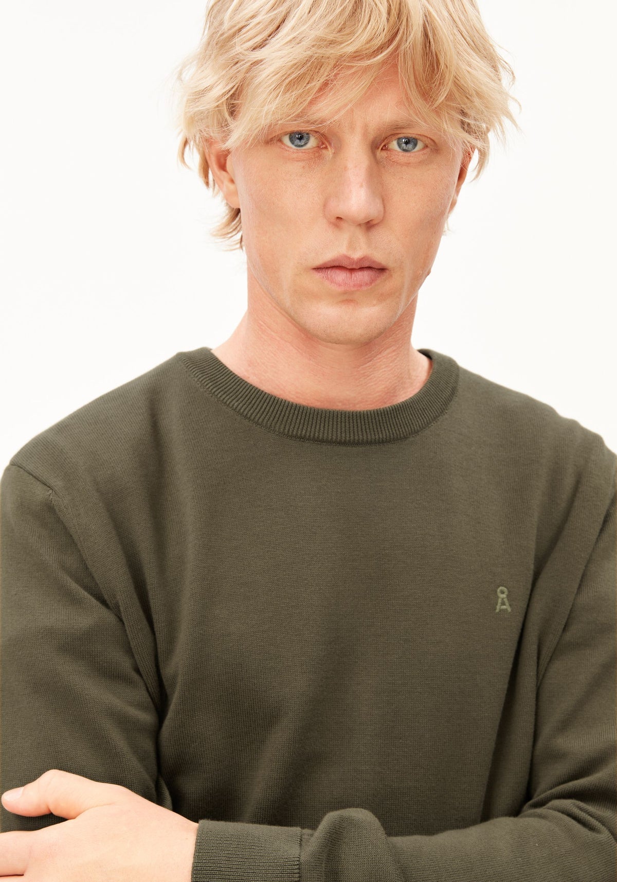 Strickpullover LOUKAA - dark earth
