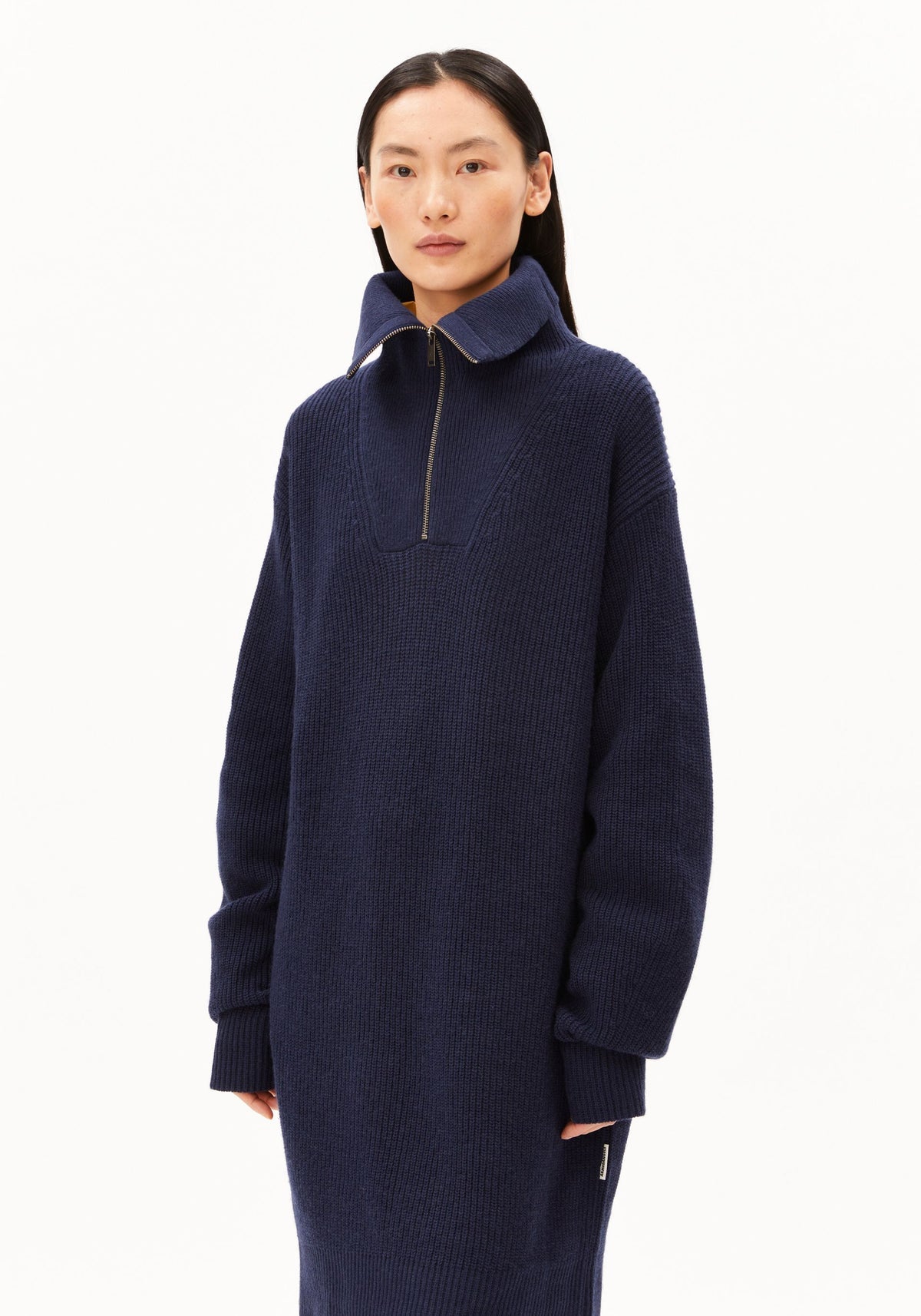 Kleid TROYER RIPP-STRICKKLEID - tinted navy