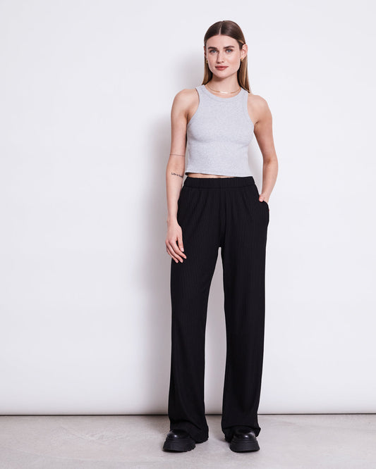 RIB PANTS SMILLA (TENCEL™ LYOCELL) - diverse Farben