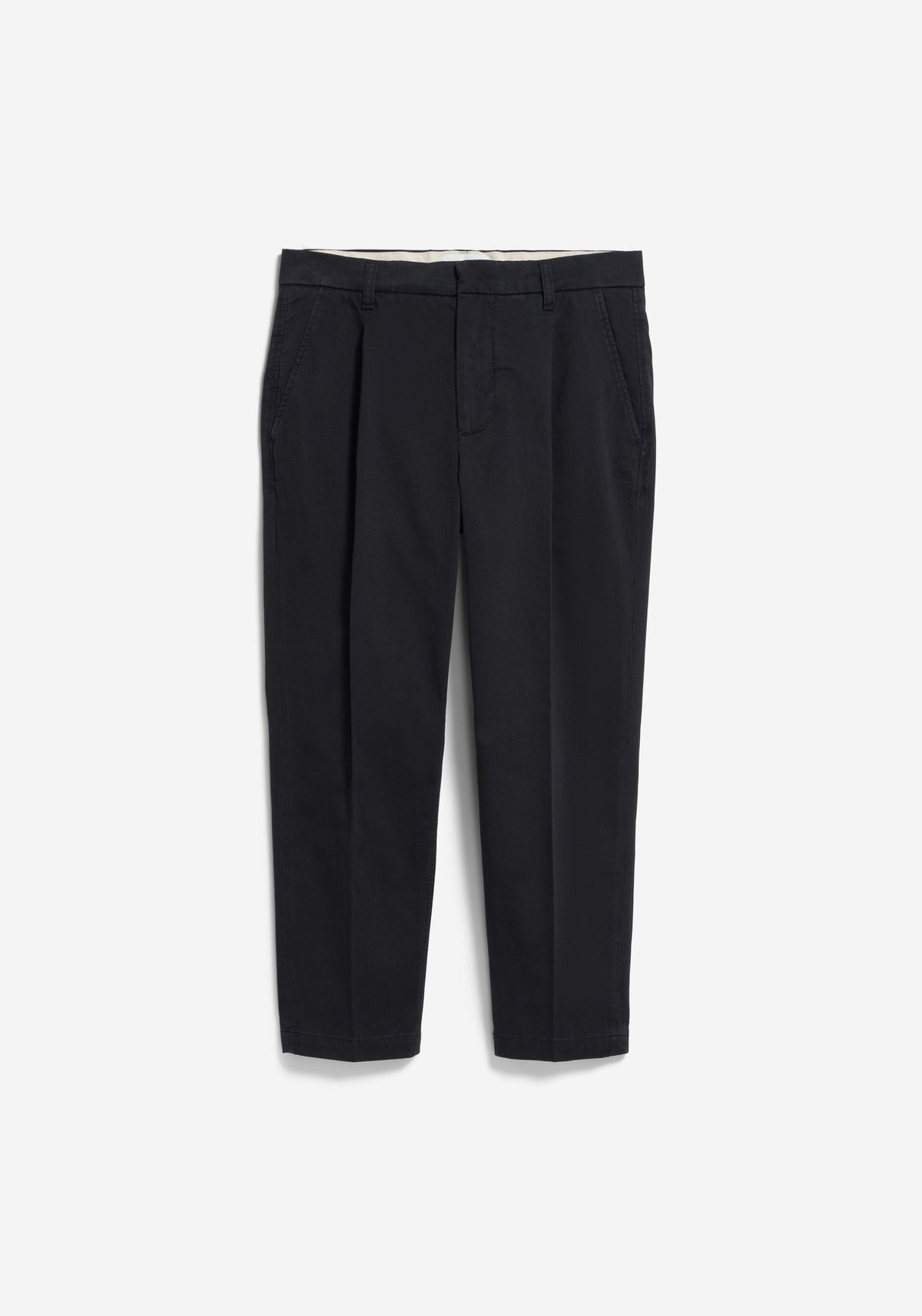 TAAMIR BUNDFALTEN-CHINOHOSE - black