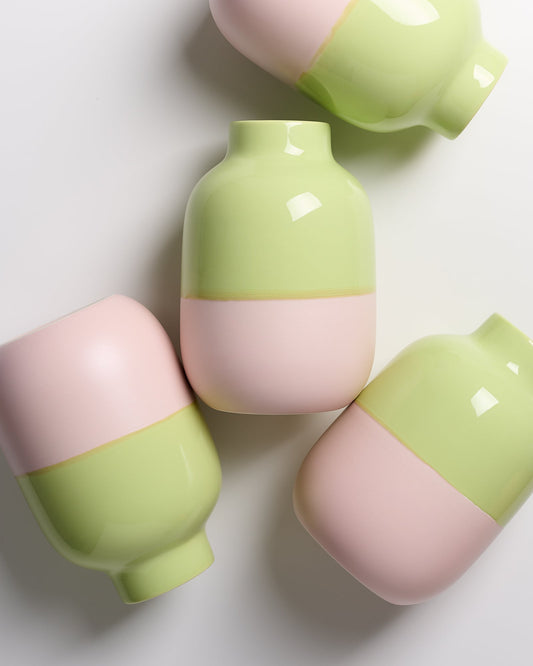 Vase Nuno M lime rosé