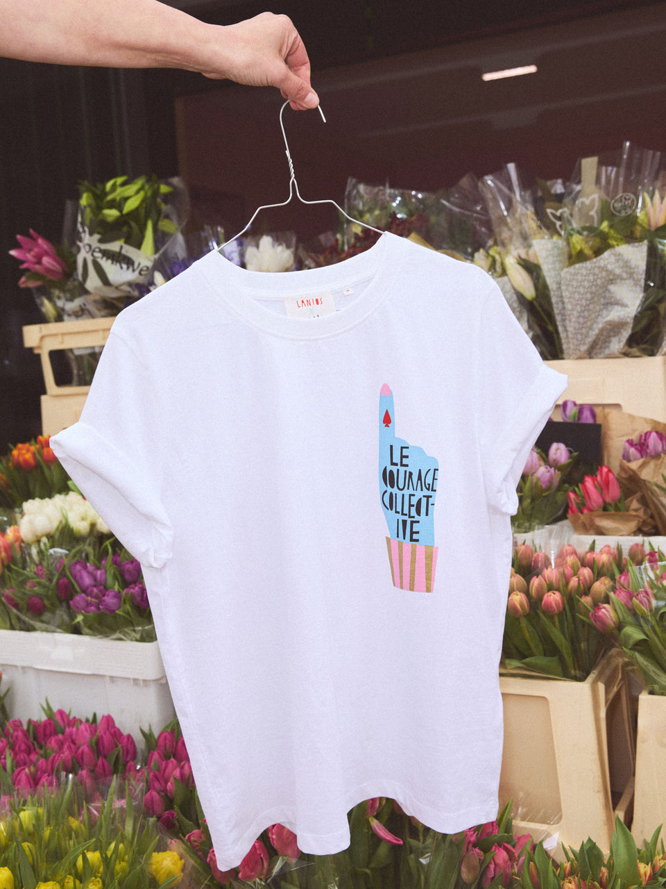 STATEMENTSHIRT The colorful crew x LANIUS (GOTS) (Le Courage Collective)
