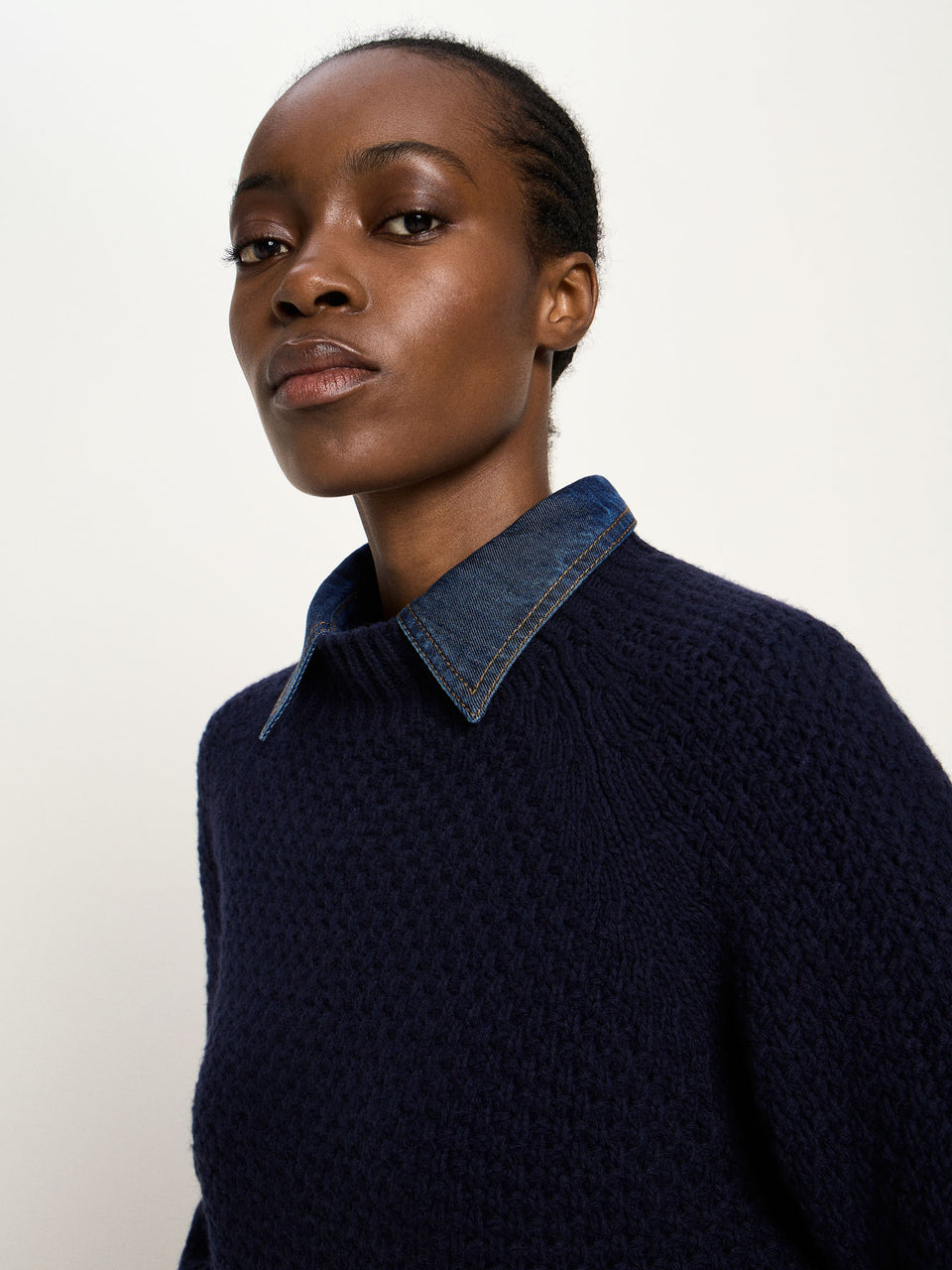 STRUKTURPULLOVER - aus Merinowolle und Kaschmir - diverse Farben