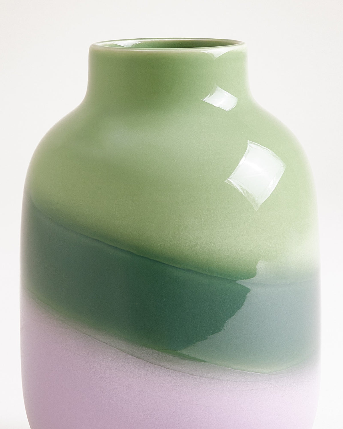 Vase Nuno M grün dunkelgrün lila
