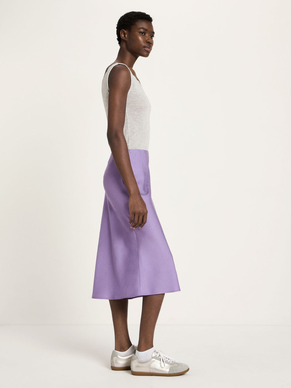 MIDIROCK aus Tencel™ Lyocell - purple haze