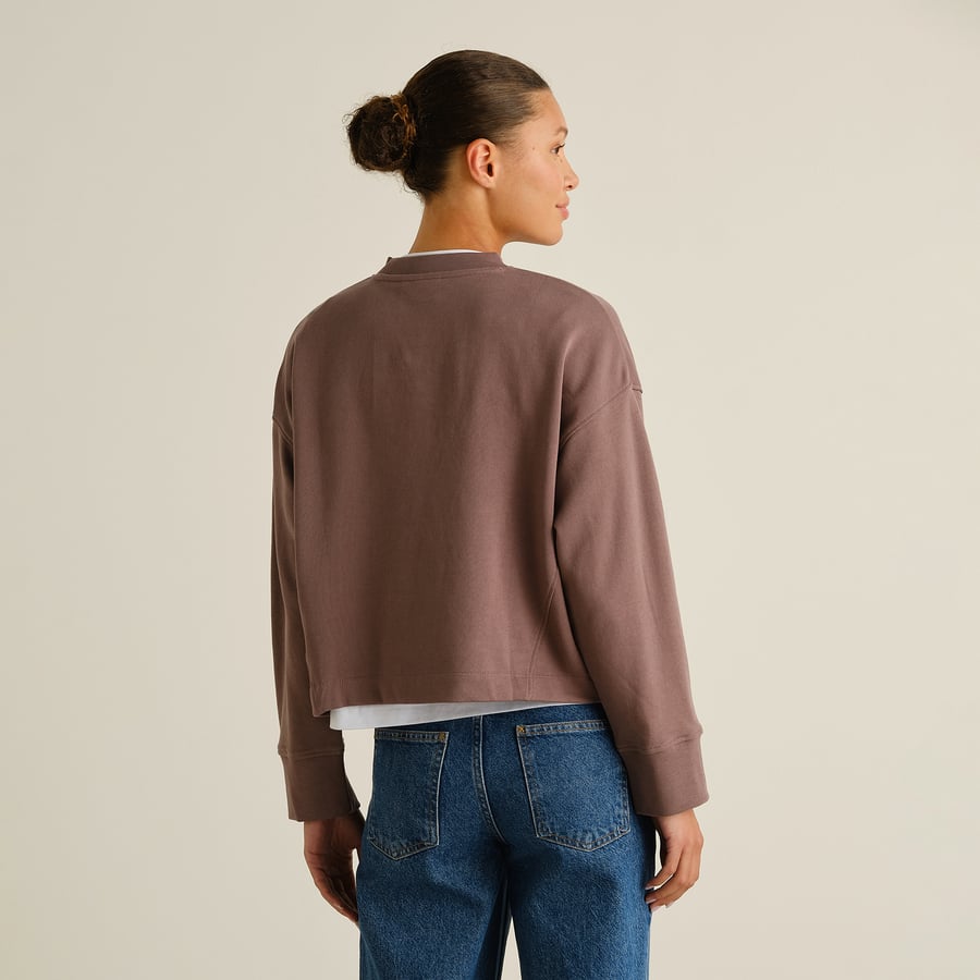 Sweatshirt Gia - Sparrow Brown