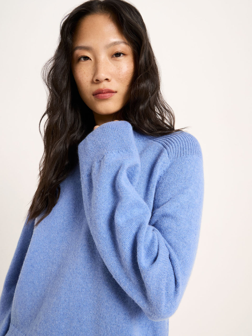 Cropped Pullover (GOTS) aus Bio-Schurwolle und Bio-Baumwolle - diverse Farben
