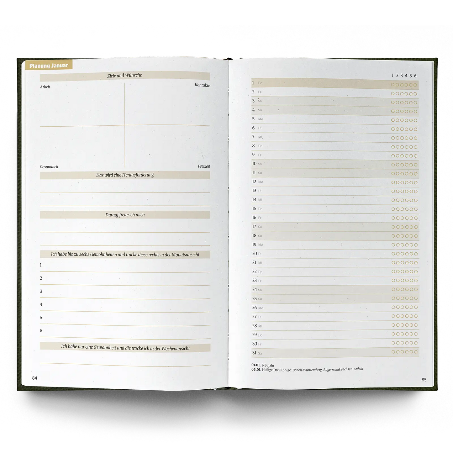 Ein guter Plan 2026 - verschiedene Farben