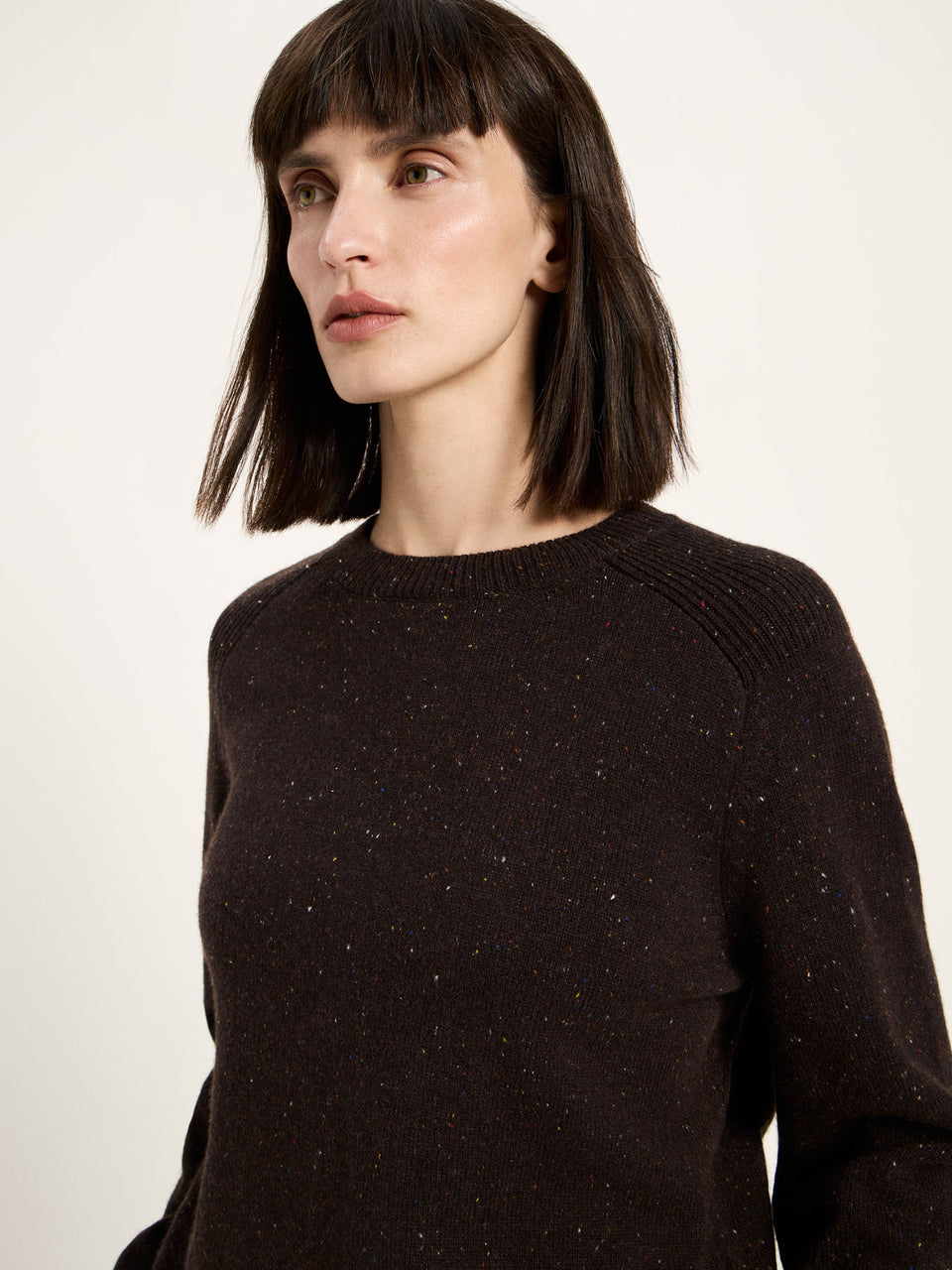 Cropped Pullover (GOTS) aus Bio-Schurwolle und Bio-Baumwolle - diverse Farben