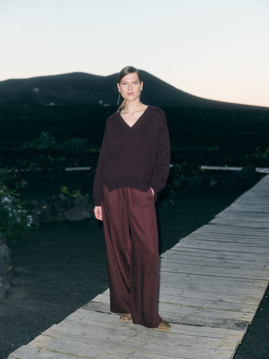 HOSE MIT WEITEM BEIN aus Tencel™ Lyocell - verschiedene Farben