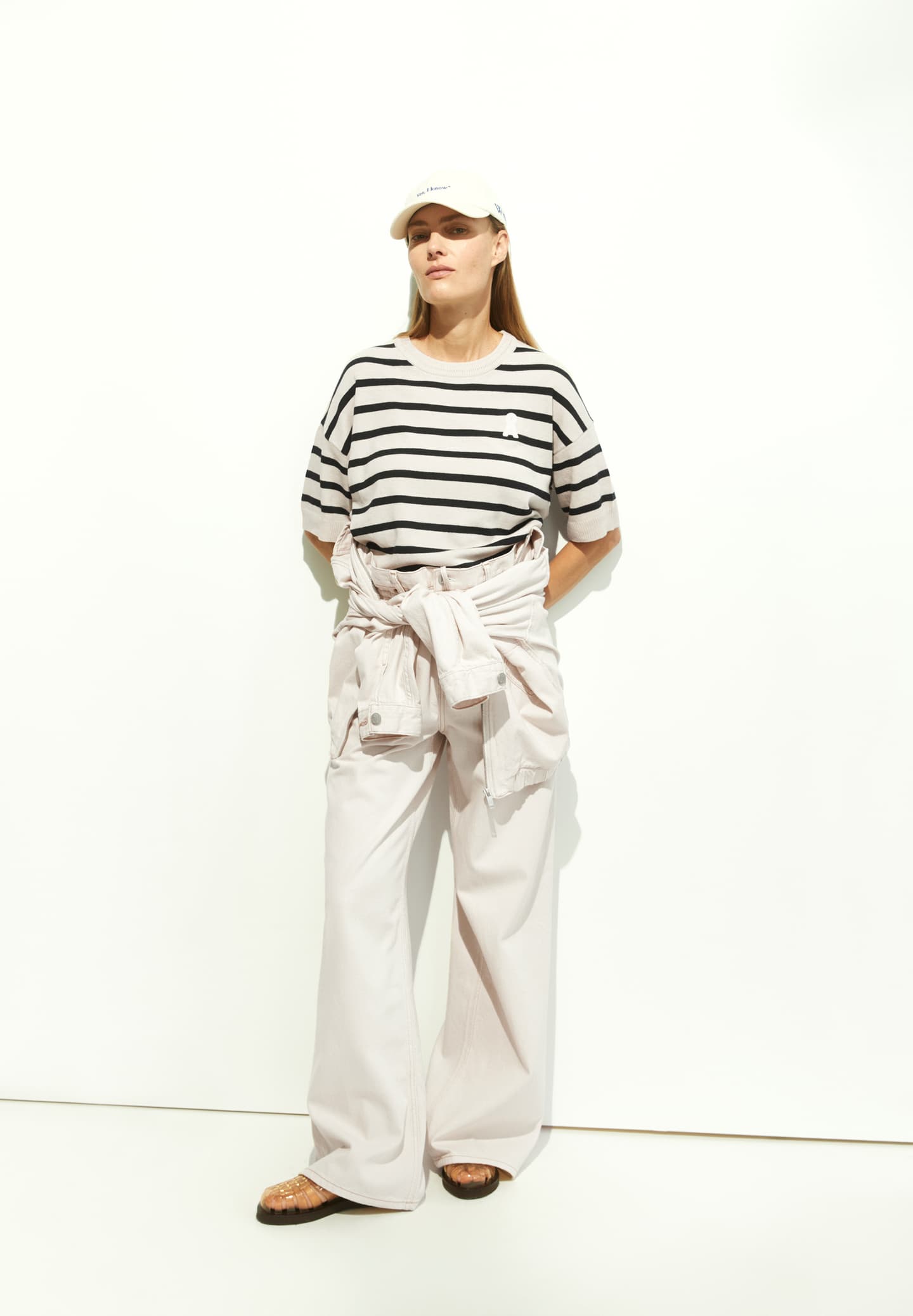 Strickshirt LIZAA LINO STRIPES - diverse Farben